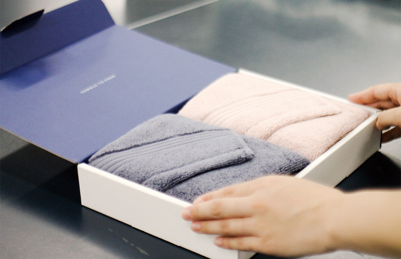 お客様に喜ばれるものを届けたい。ハートウエルがタオルをお届けする