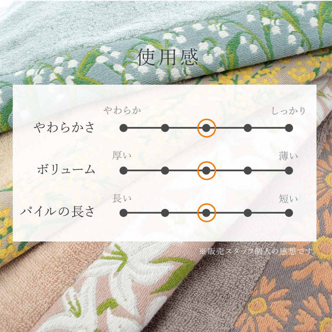 【予約商品】3枚セット FIORE(フィオレ) ハンカチ
