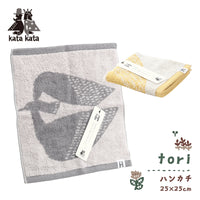 katakata トリ ハンカチ【今治BOXのラッピング不可】
