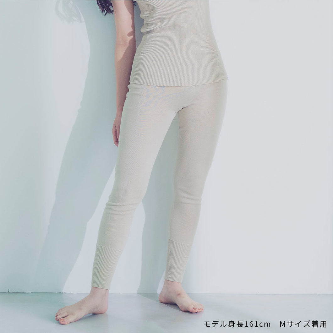 WOMENS ウエストカバーニットレギンス