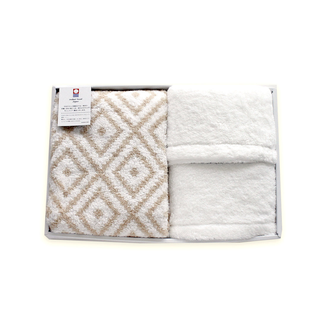 【ギフトボックス入り】 CUOL リラックスセット(枕カバー・ウォッシュタオル・スリムバスタオル)