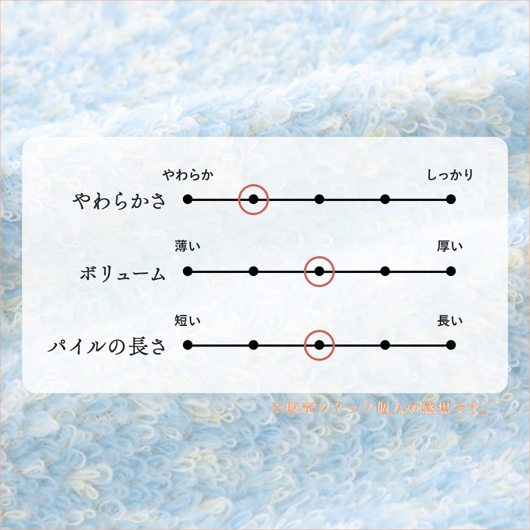 3枚セット コットンアイス フェイスタオル