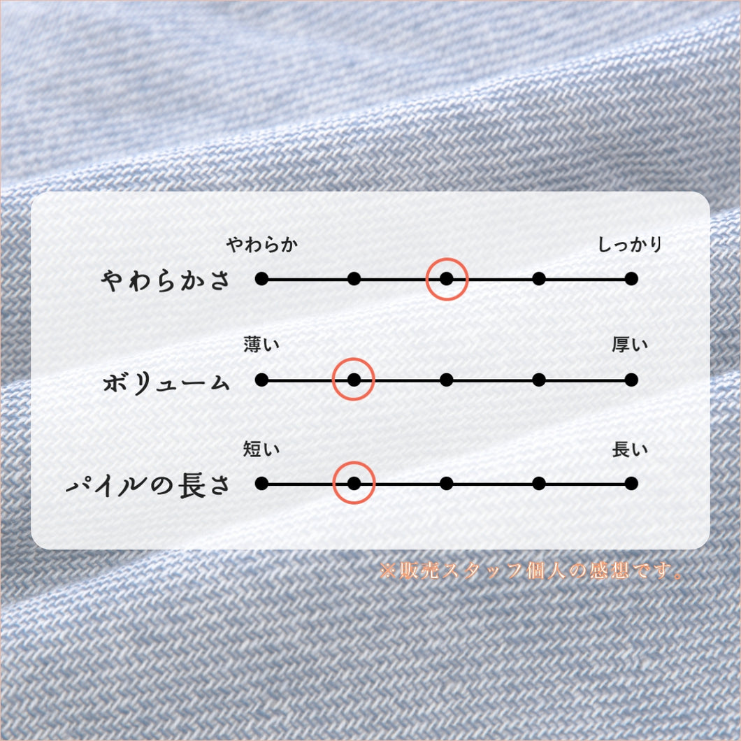 3枚セット デニム フェイスタオル