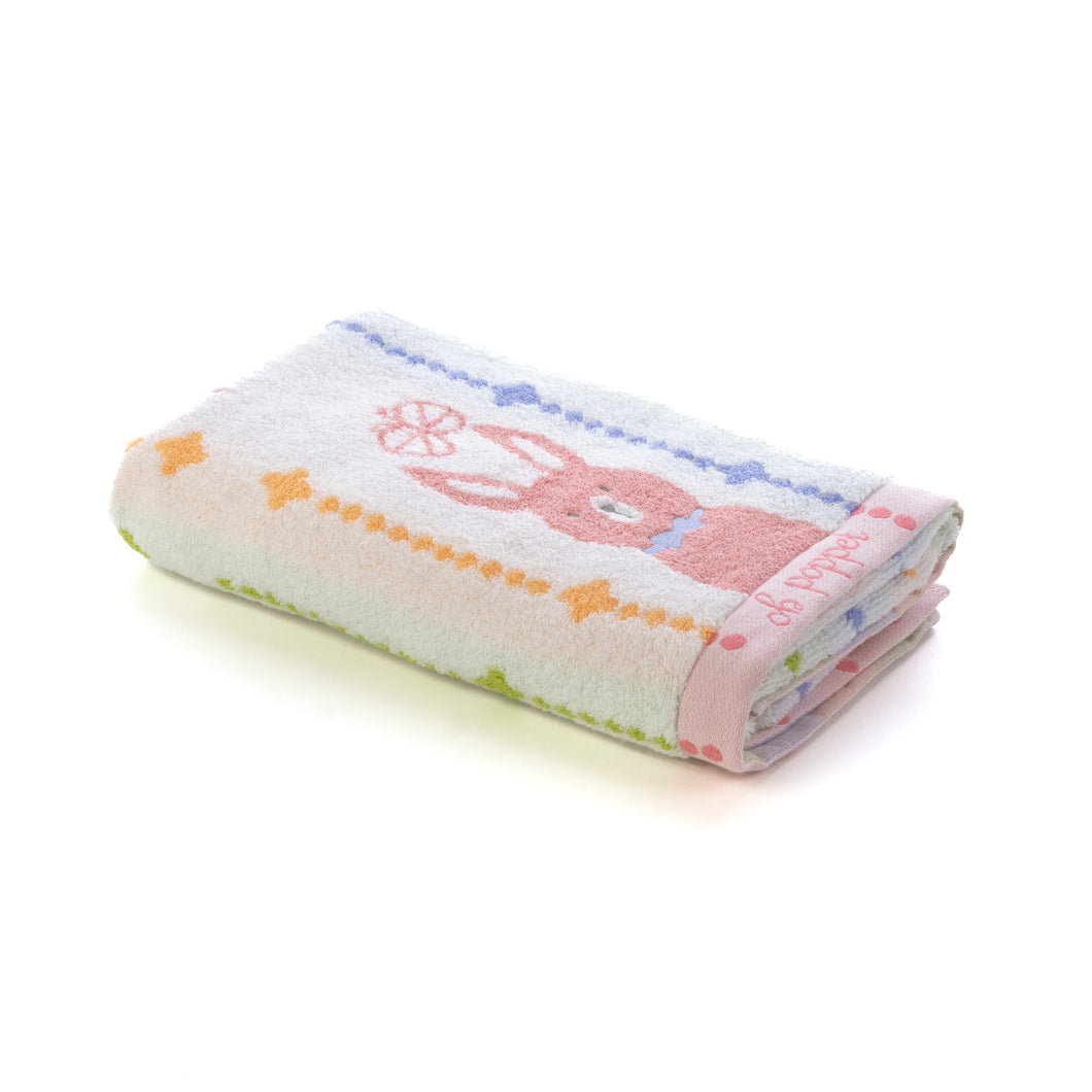 全色セット ポペット2　クマ・ネコ・ウサギ バスタオル
